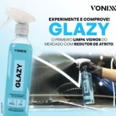 Limpa Vidros Glazy Evita Riscos + Shampoo V-floc Vonixx