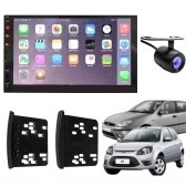 Central Multimídia 2 Din Mp5 Focus Câmera Moldura Tela