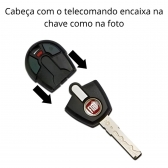 Controle Compativel Fiat 2B Preta Direct e Universal - 2B Direct