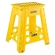Banqueta Banquinho De Plástico Dobrável 45cm 150kg Com Alça