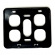 kit 10 Suportes Para Placa De Moto Completo Padrão Mercosul