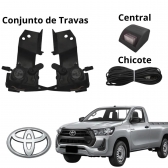 Kit Trava Elétrica Dedicada Toyota Nova Hilux 2P Tragial