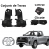Kit Trava Elétrica Dedicada Toyota Nova Hilux 2P Tragial