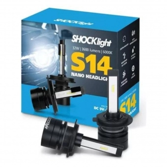HEADLIGHT S14 NANO H7 6000K 12V 32W 3600LM
