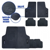 Tapete Universal Para Linha Renault Emborrachado 4 Peças