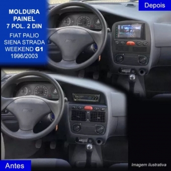 Kit Multimídia Android Palio Siena Strada G1 1996 À 2003 Cam