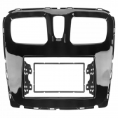 Central Multimídia 2 Din Mp5 Renault Logan Câmera Moldura Tela BP