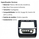 Central Multimídia Android 2 Din Voyage G6 Moldura 9