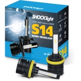 Lâmpada Super Led S14 Shocklight Nano 6000k 12V 32W 3600LM - H8-H9-H11-H16/2