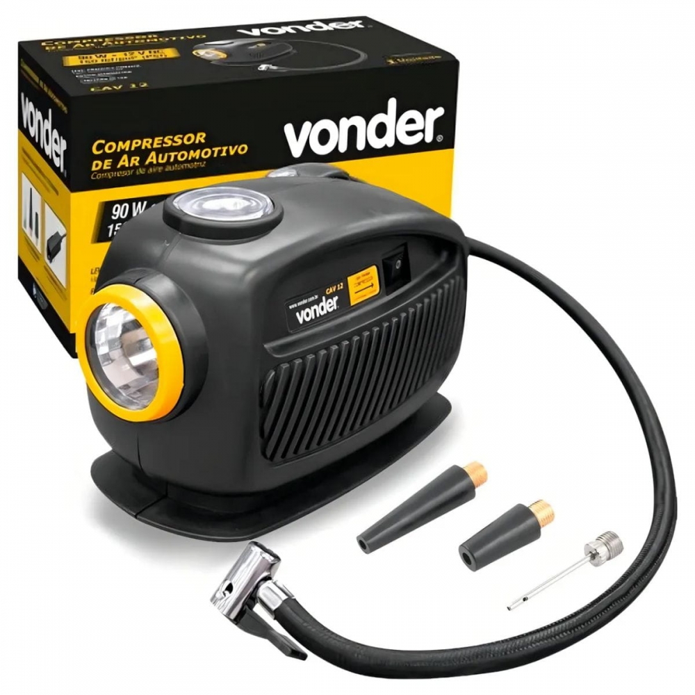 Mini Compressor De Ar 12v Pneu Carro Moto Bike Portatil 12v