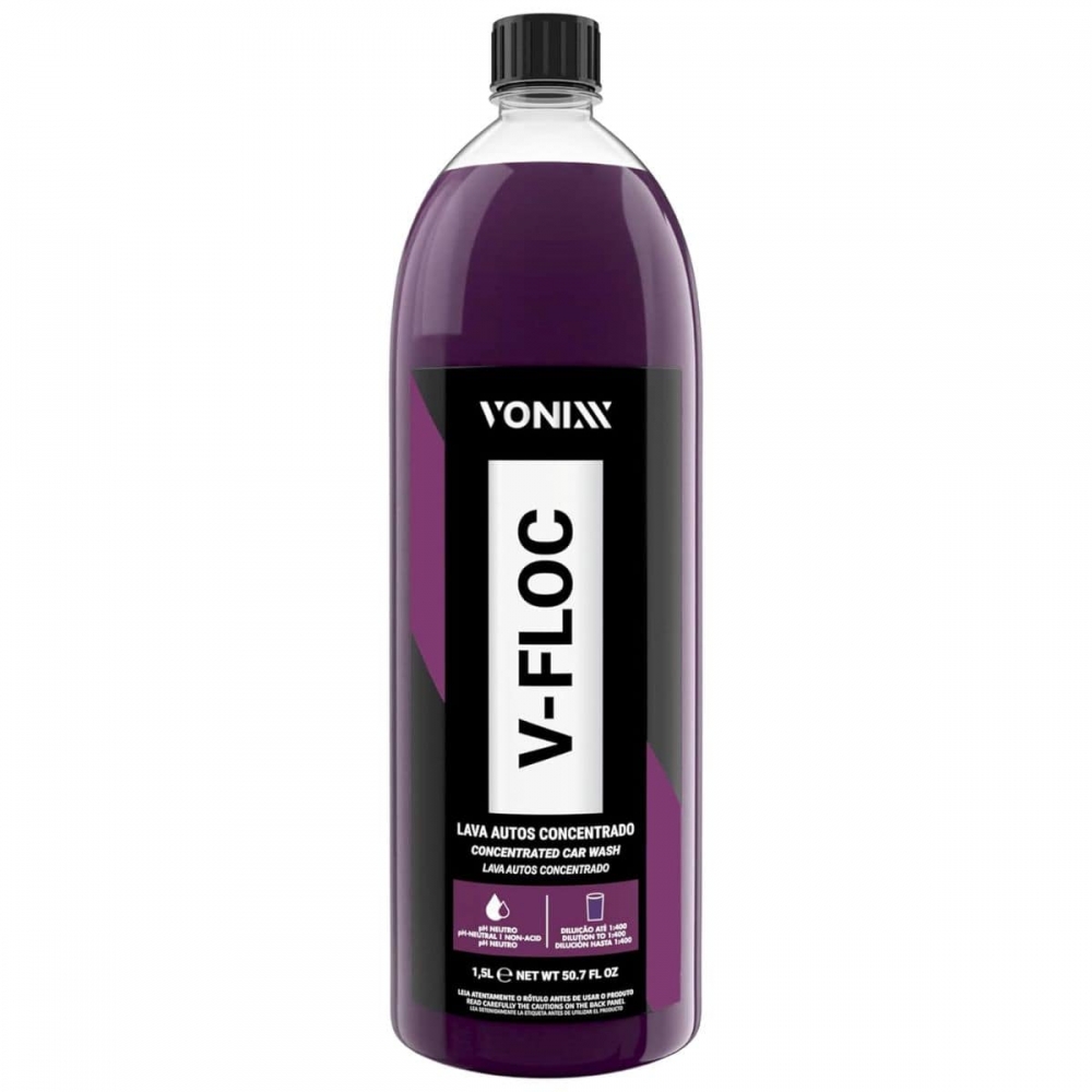 Shampoo Automotivo Lava Auto V-floc Concentrado 1,5l Vonixx