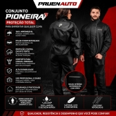 Capa De Chuva Em Nylon Moto Motoqueiro Impermeável Pioneira - Masculino
