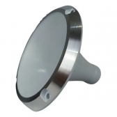 Kit 6 Corneta Cone Curto Rosca Bocal Alumínio Branca 14-25 Som