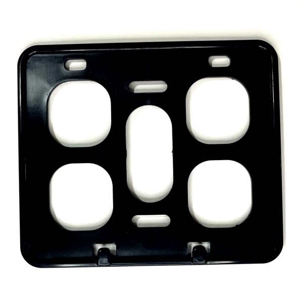kit 5 Suportes Para Placa De Moto Completo Padrão Mercosul