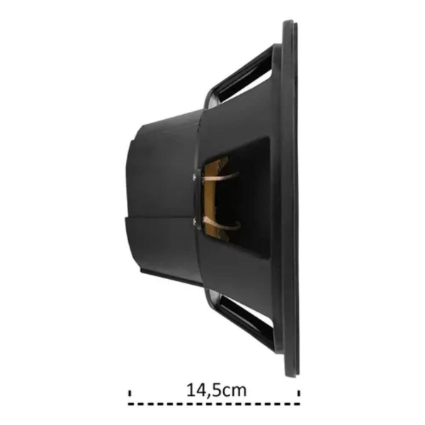 Subwoofer Leson Prata 12 Polegadas 200w Rms 4 Ohms Grave