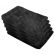 Toalha De Microfibra 30cm X 40cm 200g/m² Preto 5pçs Vonder