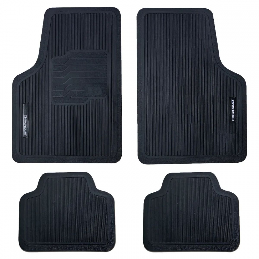 Tapete Universal Para Linha Chevrolet Emborrachado 4 Peças