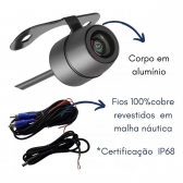 Kit Câmera Ré Automotiva Borboleta 4k Full Hd Visão Noturna