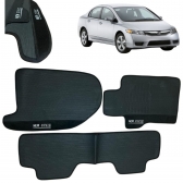 Tapete De Borracha New Civic 2014 2015 2016 3 Peças
