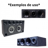 kit 10 Cornetas Preta de Plástico Tamanho Curto Para Driver