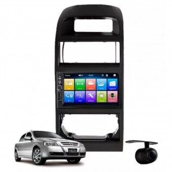 Kit Central Multimídia Mp5 Câmera Moldura Astra Ar ANL/DIG