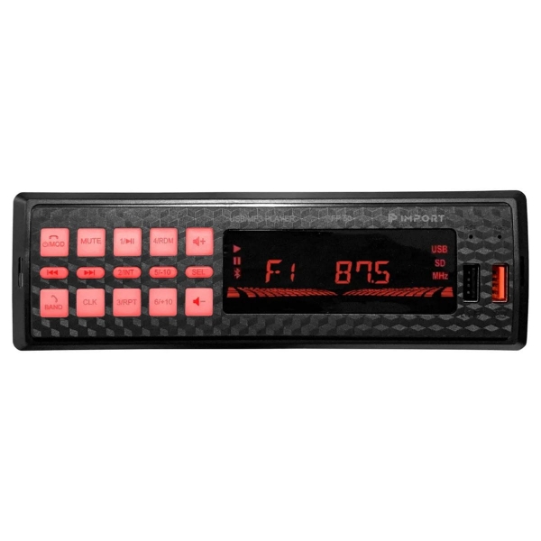 Som Automotivo Bluetooth Pendrive Leitor Sd Rádio Mp3 4x25w
