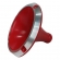 Kit 2 Corneta Cone Curto Rosca Bocal Alumínio Vermelho 14-25 Som