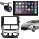 Central Multimídia 2 Din Mp5 Toyota Yaris Câmera Moldura Tela BP