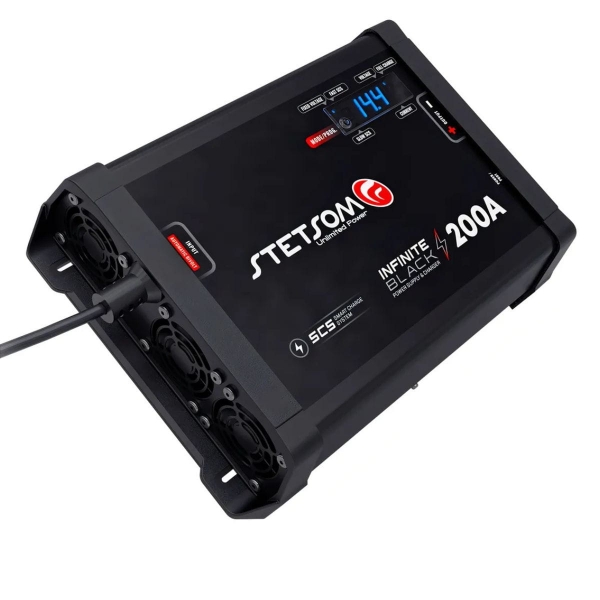Fonte Carregador Bateria Bivolt 200a Stetsom Infinite Black