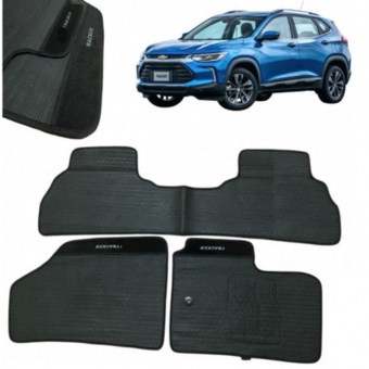 Kit Tapete Emborrachado Tracker 2020 até 2025 3 Peças