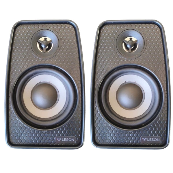 Kit Sonorização Ambiente 4 Caixas Le Son 70W 8ohms Preto