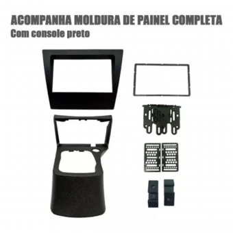 Moldura Painel 2 Din Multimidia Dvd Mp5 GM Celta G2
