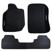 Kit Tapete Emborrachado Ranger Cd 2013 em Diante 3 Peças