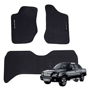 Kit Tapete Emborrachado S10 Executive 1996 Até 2011 3 Peças