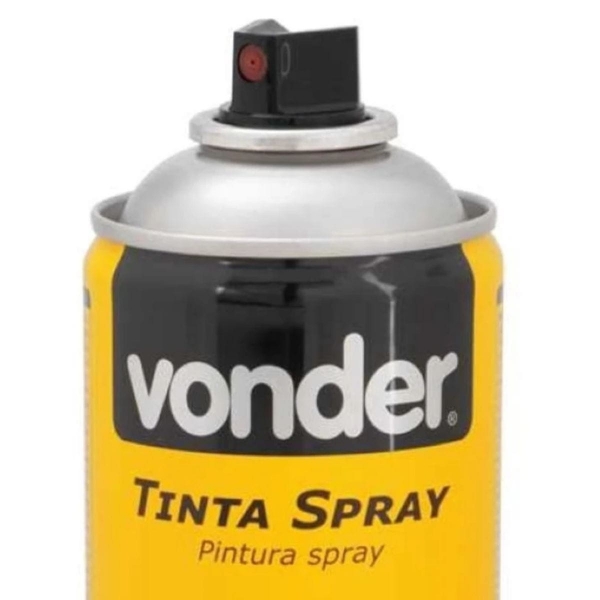 Tinta Spray Prata Metálico 350ml Uso Geral Vonder Pintura