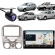 Central Multimídia Carplay Android Siena G2 Moldura + Câmera Cinza Brilhante
