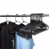 Kit 100 Cabides Preto 8mm Adulto Reforçado Para Roupas