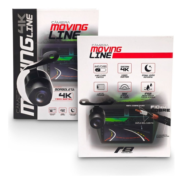 Câmera de Ré Moving Line 4k