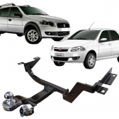 Engate Reboque Fixo Palio Econ Fire Elx 2004 A 2019 500Kg