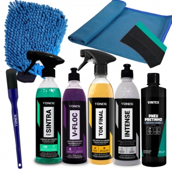 Kit Lavagem Shampoo Cera Tok Final Intense Sintra Fast Vonix