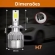 Kit Ultra Led V10 Mini 6500k 30W 12V 20000 Lúmens - H7