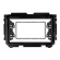 Central Multimídia 2 Din Mp5 Honda HRV Câmera Moldura Tela BP