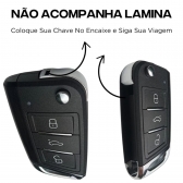 Chave Canivete Compativel VW Novo 3B Sem Lamina - VW Novo 3B Universal