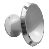 Corneta Cone Curto Rosca Bocal Alumínio Branca HL 14-50 Som