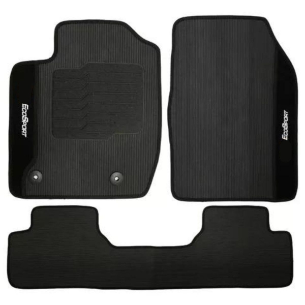Kit Tapete Emborrachado Ecosport 2003 até 2012 3 Peças