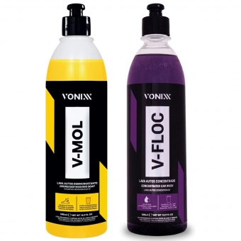 Kit Shampoo Pré Lavagem V-mol Super Concentrado V-floc Vonix