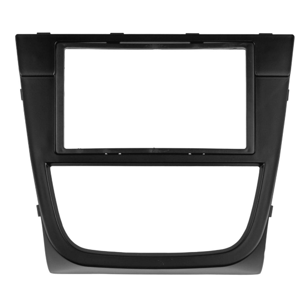 Moldura Contra Frente Gol/ Voyage/ Saveiro G5 2 Din Preta 89/A2