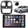 Central Multimídia 2 Din Mp5 Fiat Attractive Câmera Moldura Tela PT
