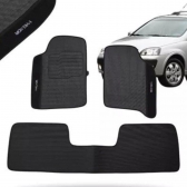 Kit Tapete Emborrachado GM Montana CD 2010 Até 2016 3 Peças