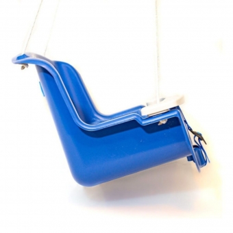 Balanço Infantil Bebê Kids Com Cinto + Cordas Cor Azul